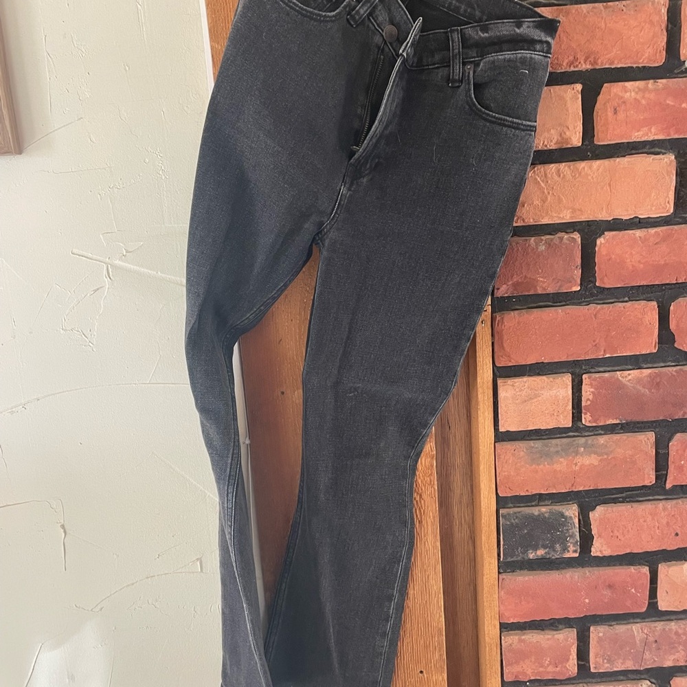 Black Abercrombie Straight leg jeans
